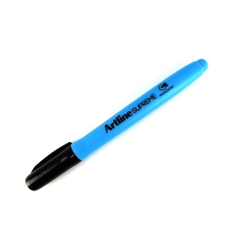 Artline Supreme Fosforlu Kalem Kesik Uç 4.0mm Mavi