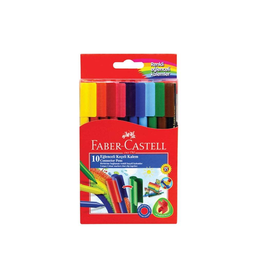 Faber-Castell Eğlenceli Keçeli Kalem 10 Lu