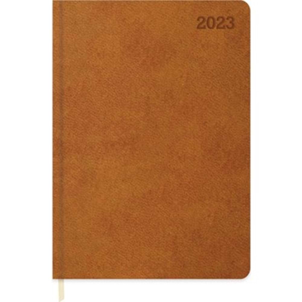 Keskin Color 17x24 Günlük Termo Deri Ajanda Taba 2023