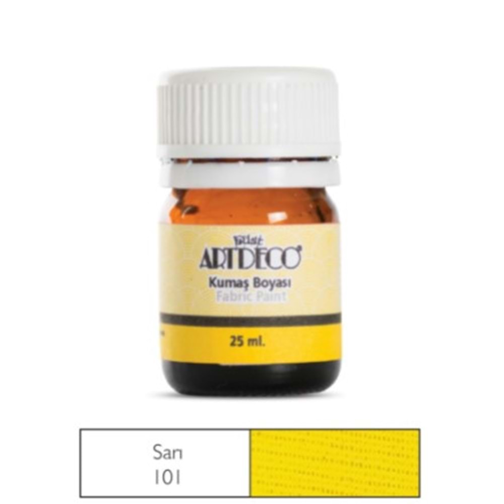 Artdeco Kumaş Boyası 25ml Sarı 101