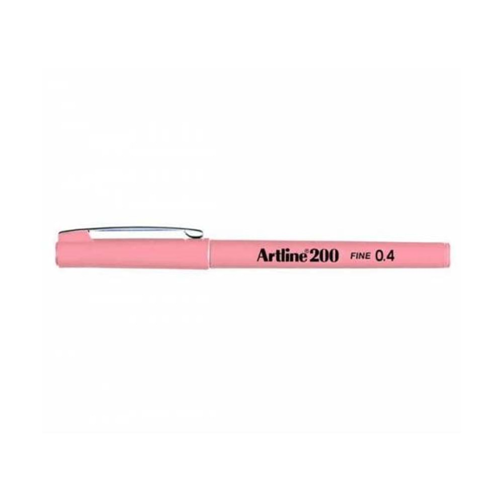 Artline 200N Fine Keçe Uçlu Yazı Kalemi Uç 0.4 Mm Kayısı