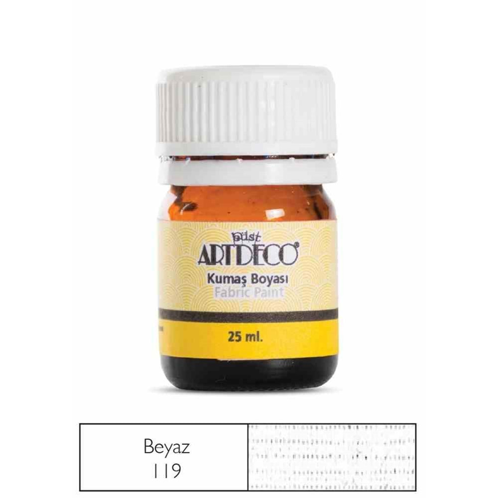 Artdeco Kumaş Boyası 25ml Beyaz 119