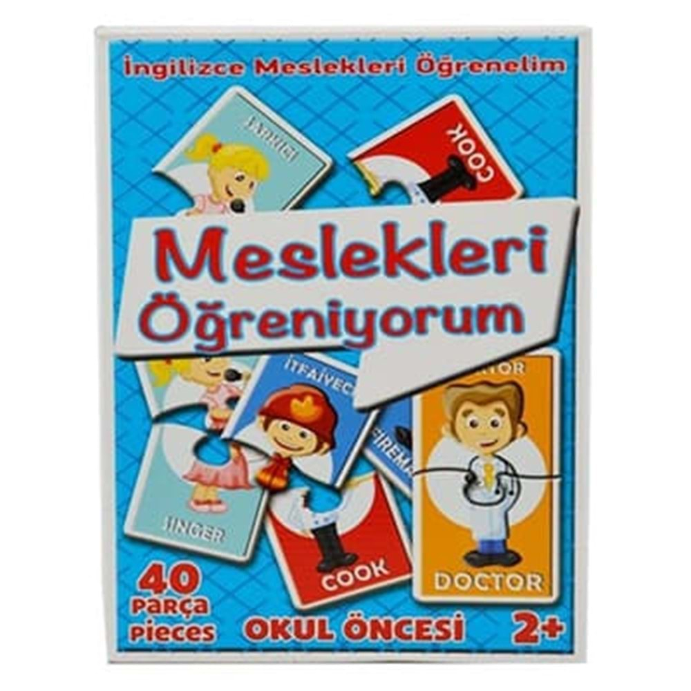 Meslekleri Öğreniyorum 2+ İngilizce Destekli