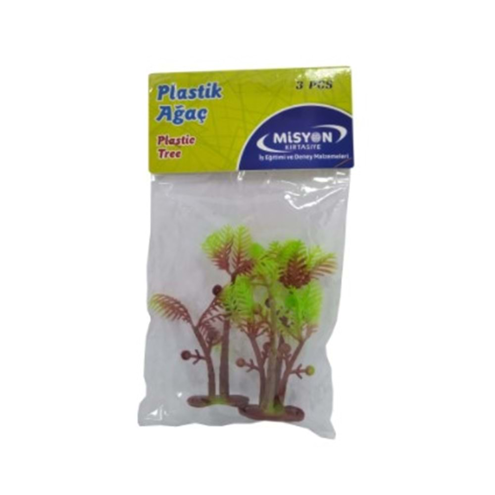 Misyon Plastik Ağaç 3 Lü Ağaç-002