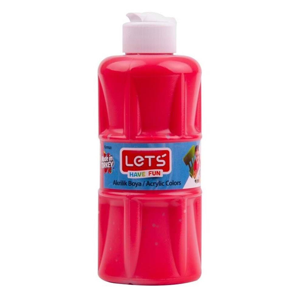 Lets Akrilik Boya 250 Ml Kırmızı L 5704