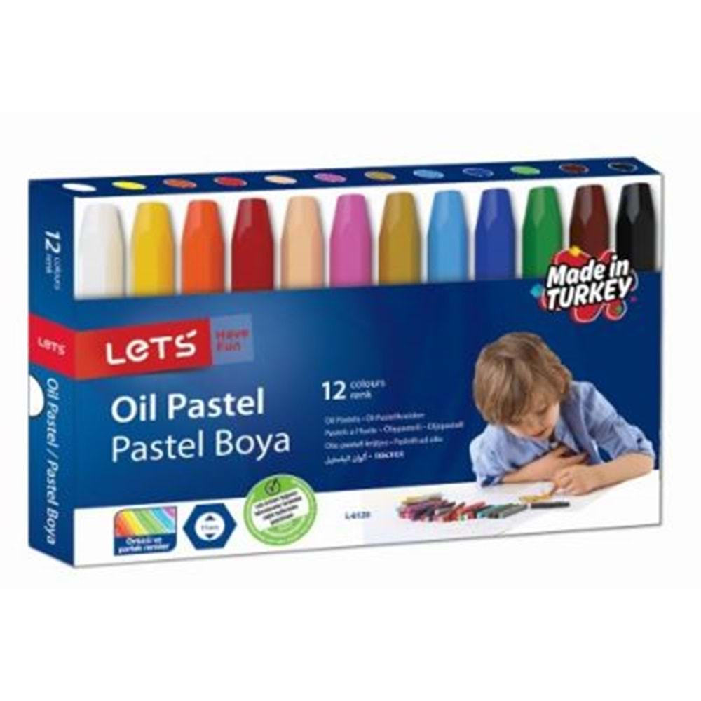 Lets 12 Renk Pastel Boya