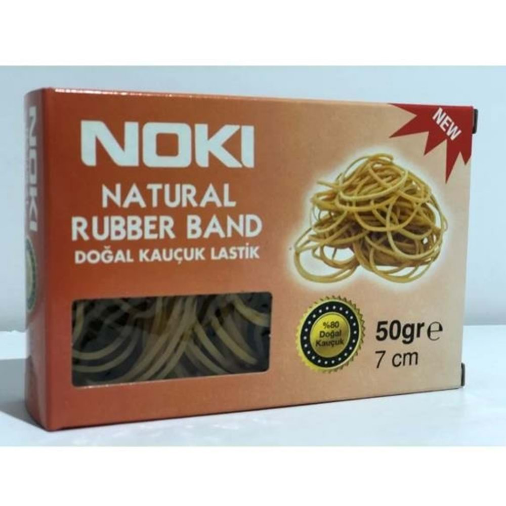 Noki 50 gram Ambalaj Lastiği - Kauçuk Lastik - 7 cm