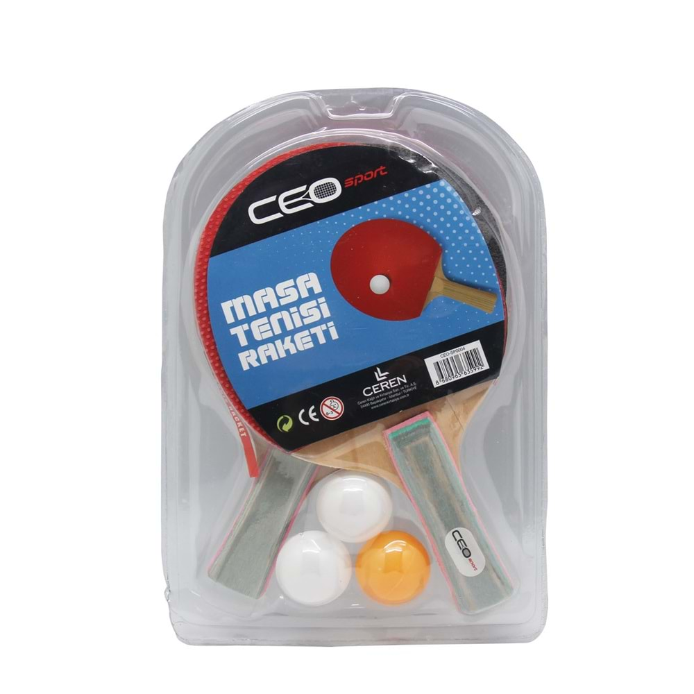 Ceo 2 Raket 3 Top Sport Masa Tenisi Seti SP0004