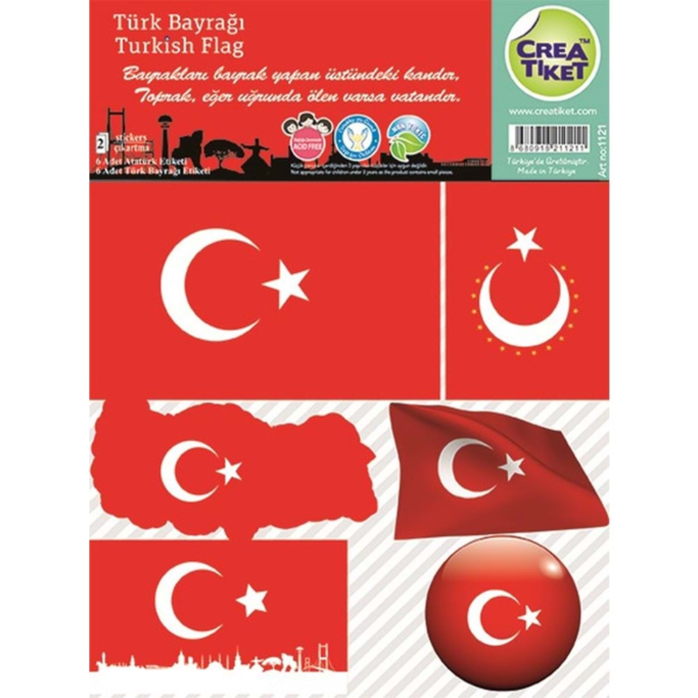 Atatürk-Bayrak Eğitim Etiketleri