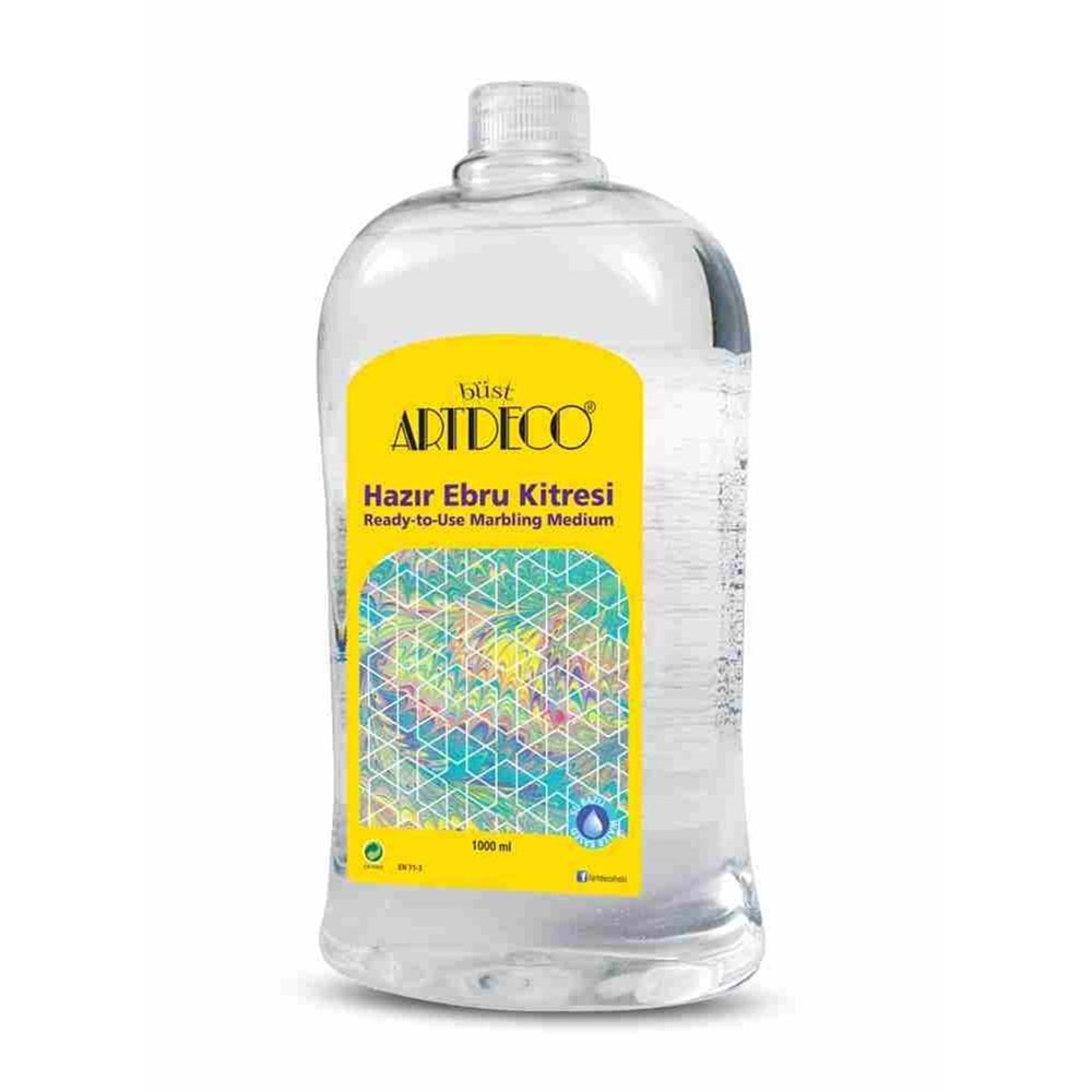 Artdeco Ebru Boyası Sıvı Kitre 1000 ml. Y-015M-1000