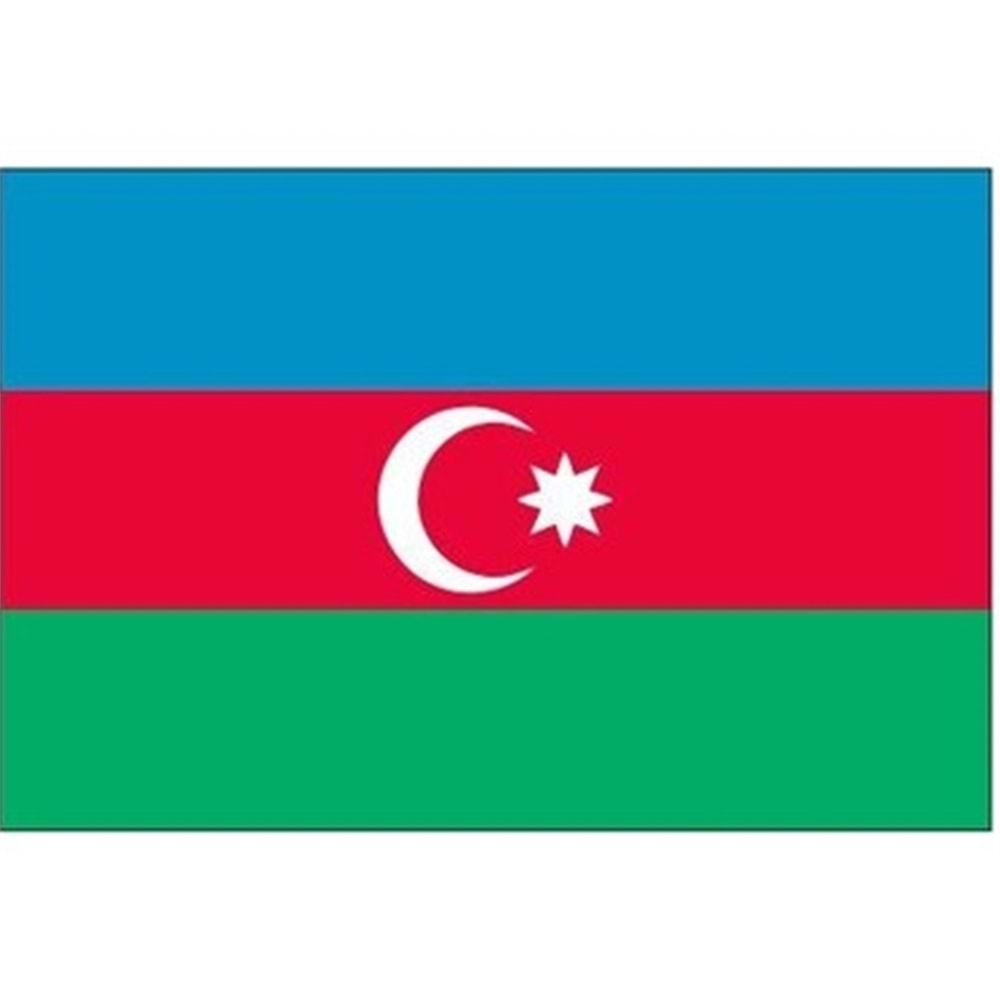 Azerbaycan Bayrağı 70x105