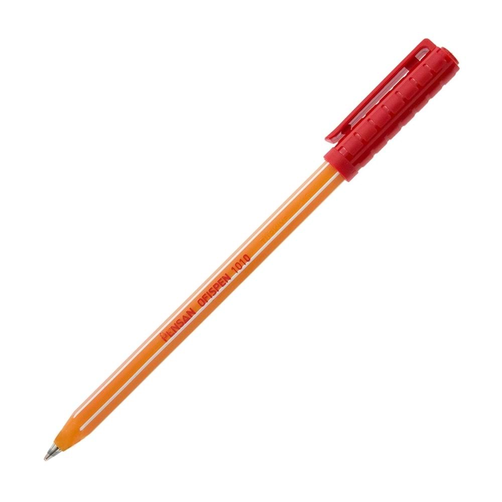 Pensan Ofispen Tükenmez Kalem Kırmızı 1010