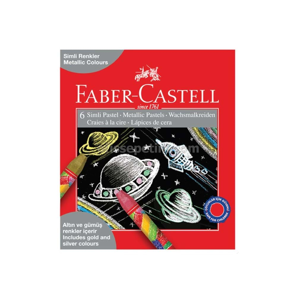 Faber Castell Simli Pastel Boya 6 Renk