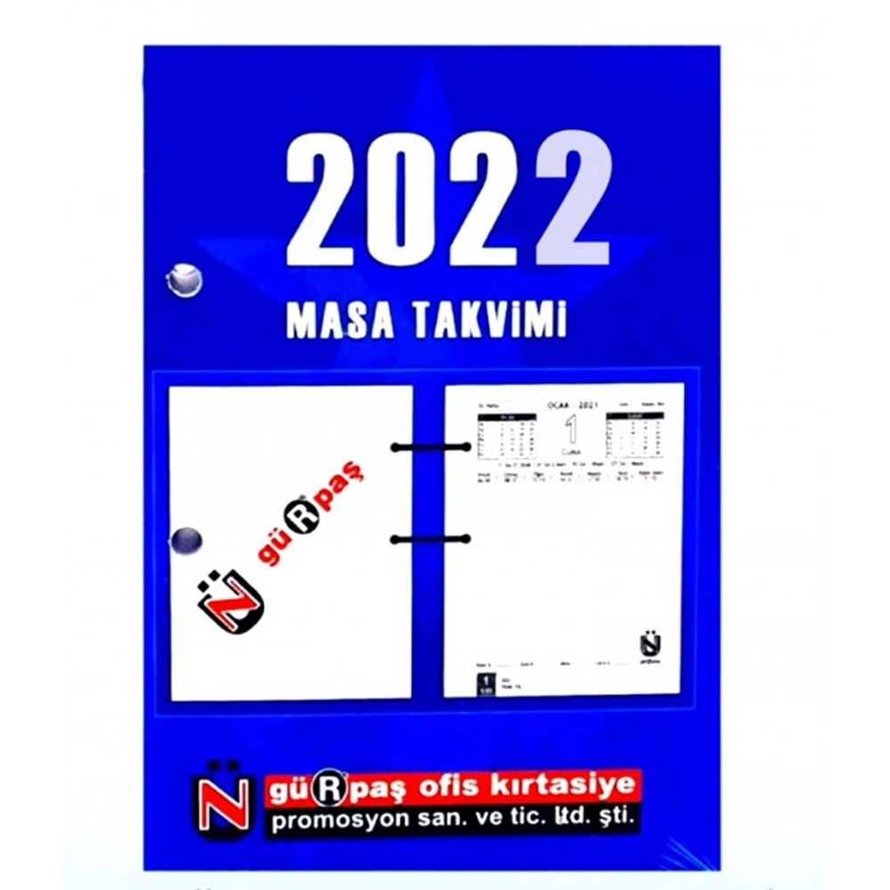 Gürpaş 2022 Masa Takvimi