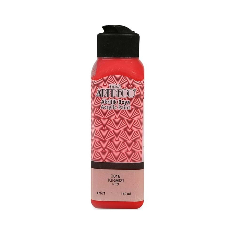 Artdeco Akrilik Boya 140 ml Kırmızı 3016