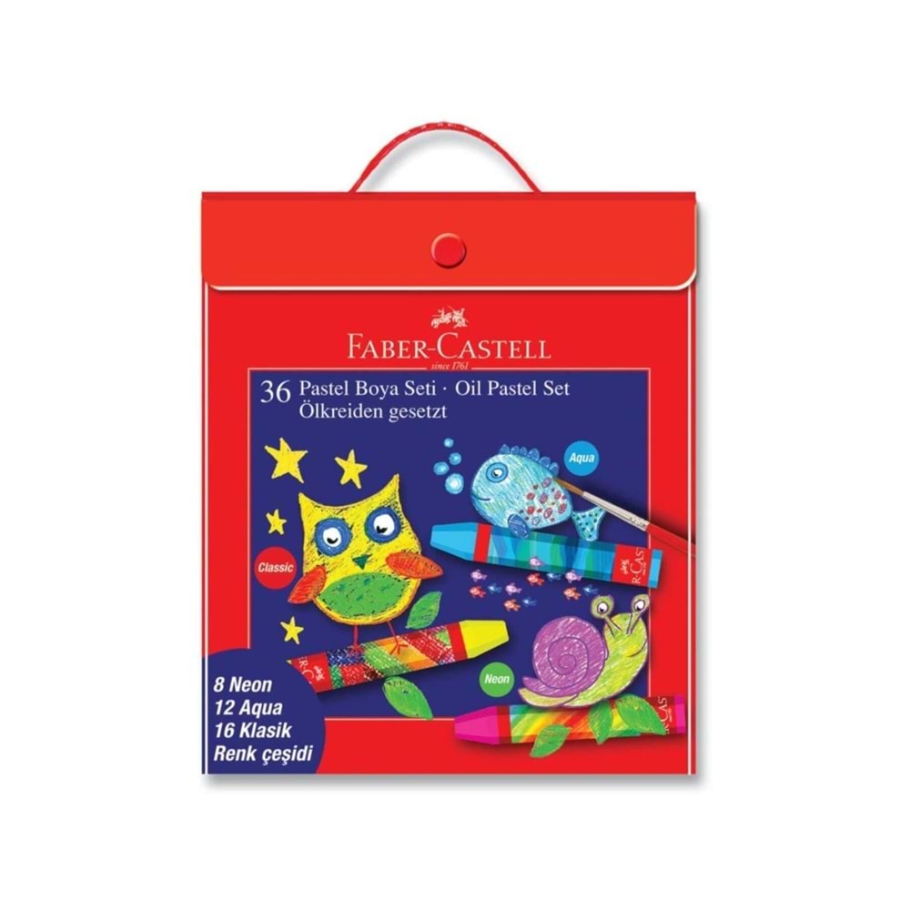 Faber-Castell Pastel Boya 36 lı Plastik Karışık Set