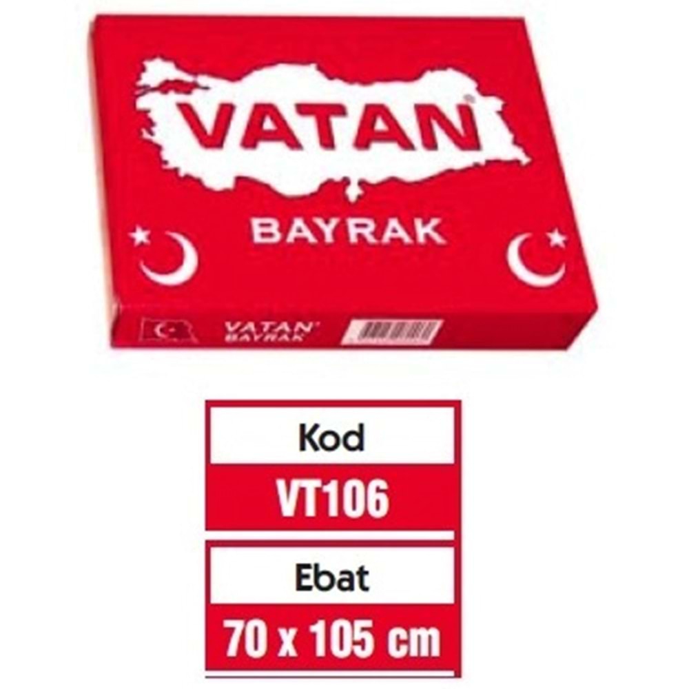 Vatan Bayrak 70x105 VT106