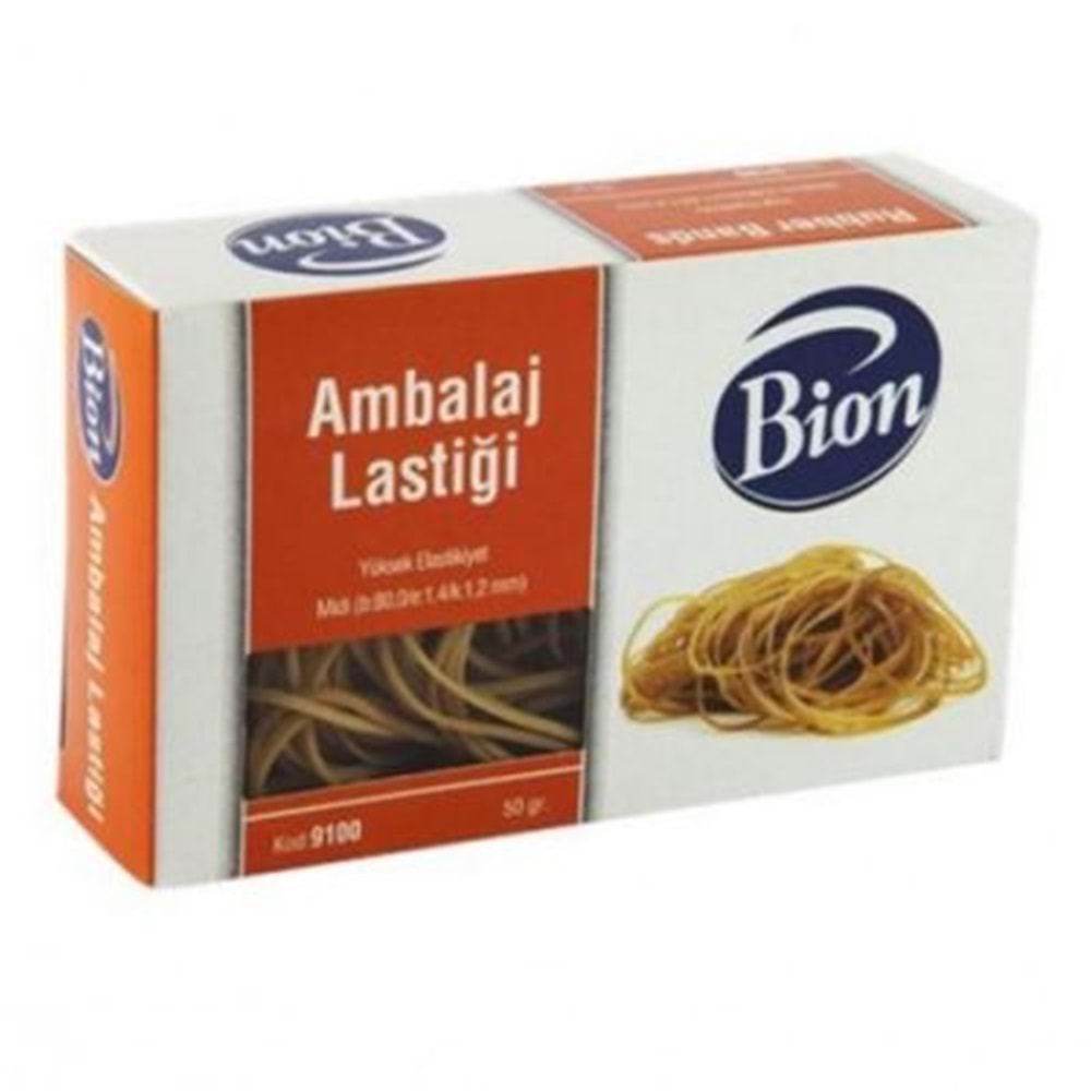 Bıon Ambalaj Lastiği 80/50Mm (50 Gr.Kutu) %80 Kauçuk