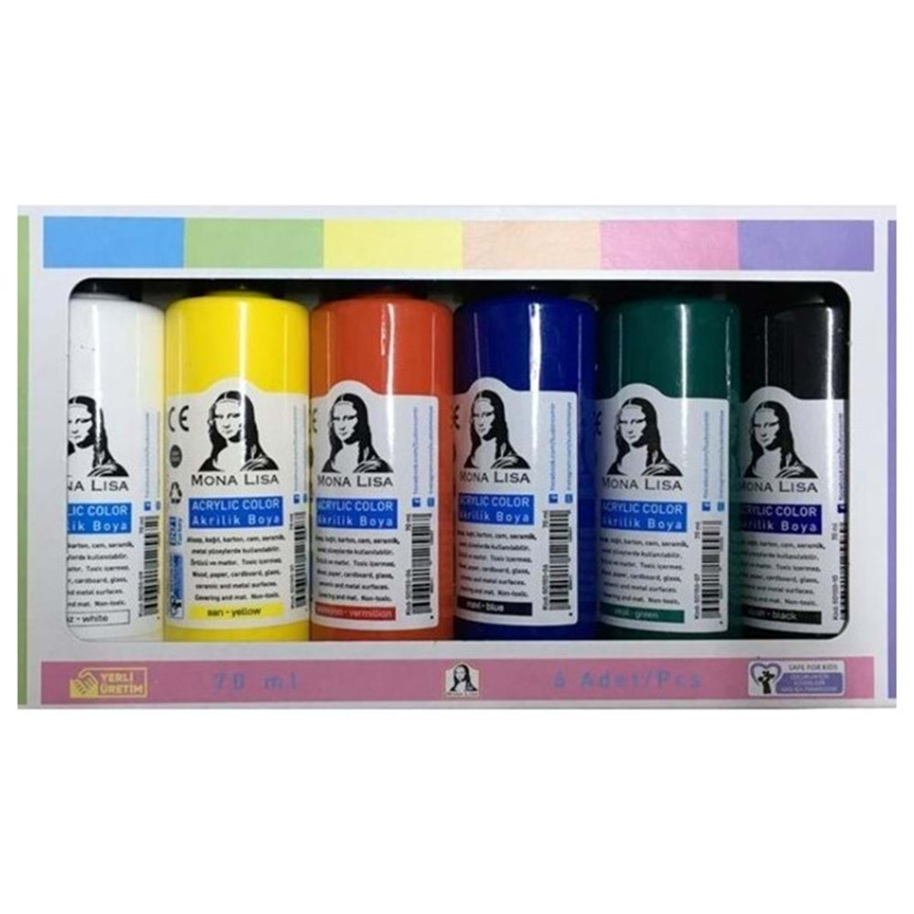 Monalisa Akrilik Boya 6x70 ml