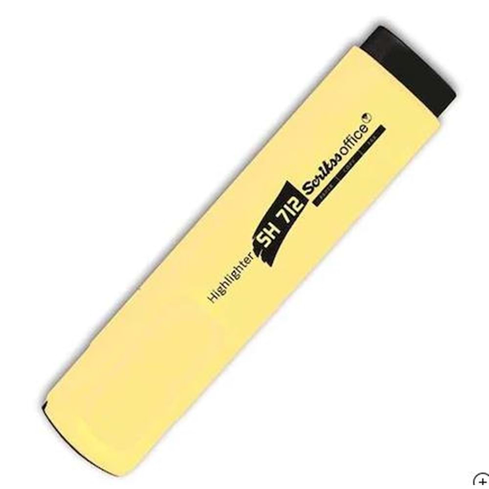 Scrikss SH712 Fosforlu Kalem Pastel Sarı