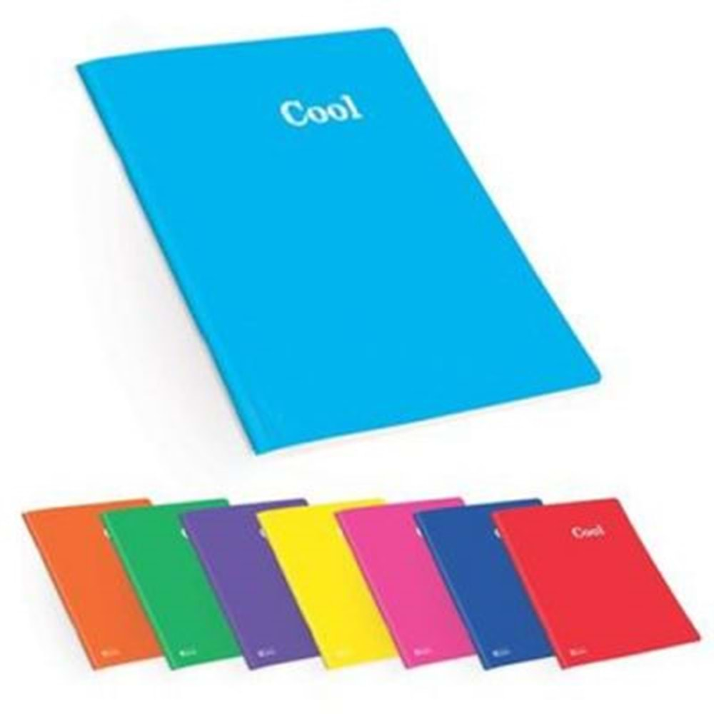 Keskin Color A4 80 Yp. Çizgili PP Kp. Dikişli Cool Defter