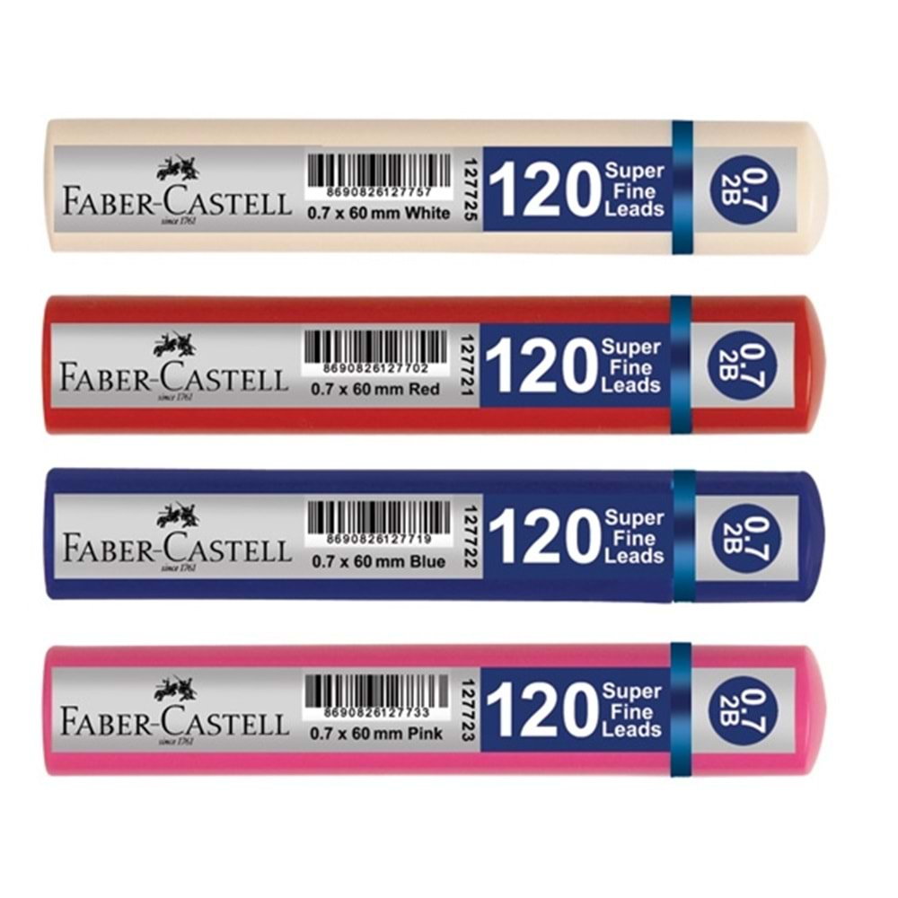 Faber Castell Grip 0.7 2B 60Mm Min 120 Li Rose Gold