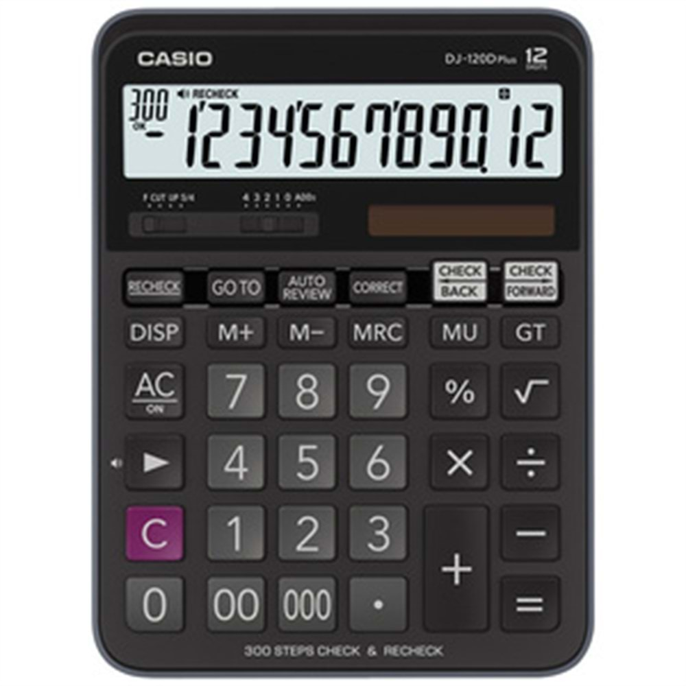 Casio Dj-120D Plus 12 Hane Masaüstü Hesap Makinesi