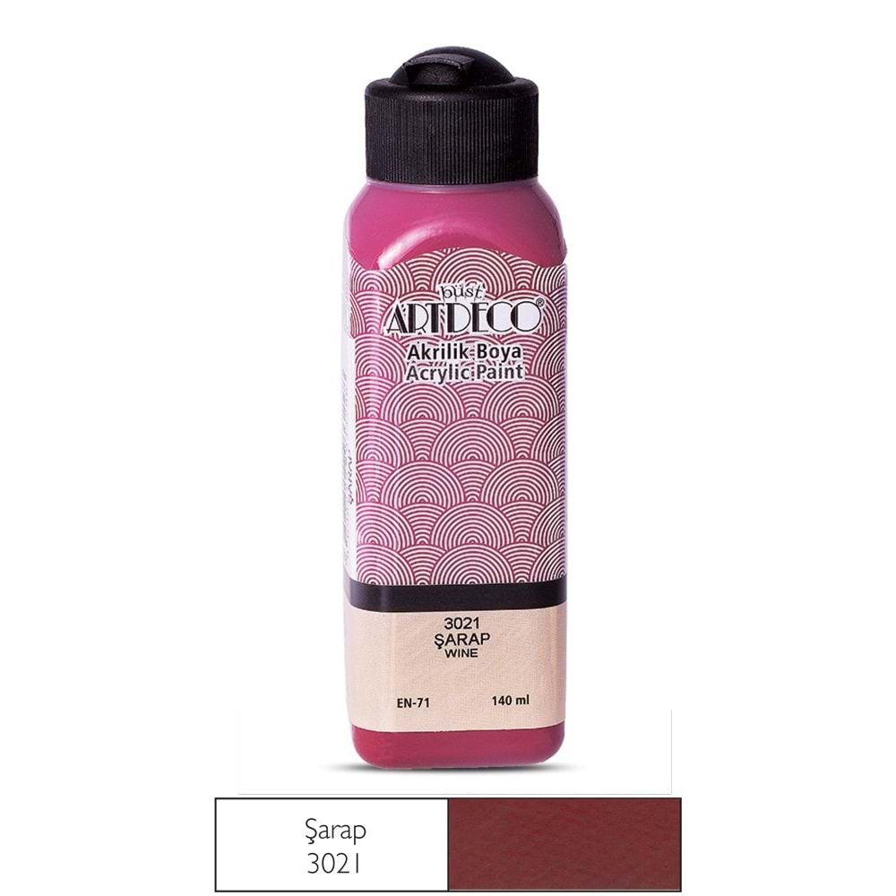 Artdeco Akrilik Boya 140 ml Şarap 3021