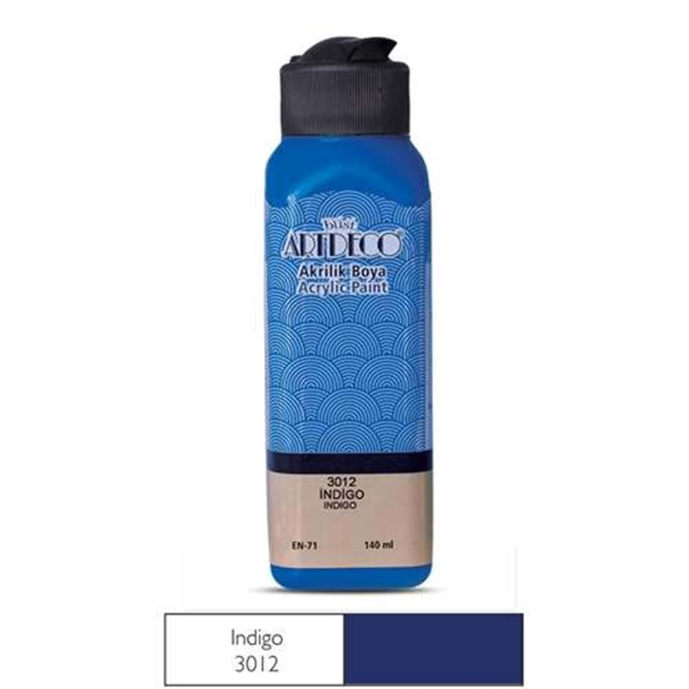 Artdeco Akrilik Boya 140 ml İndigo 3012