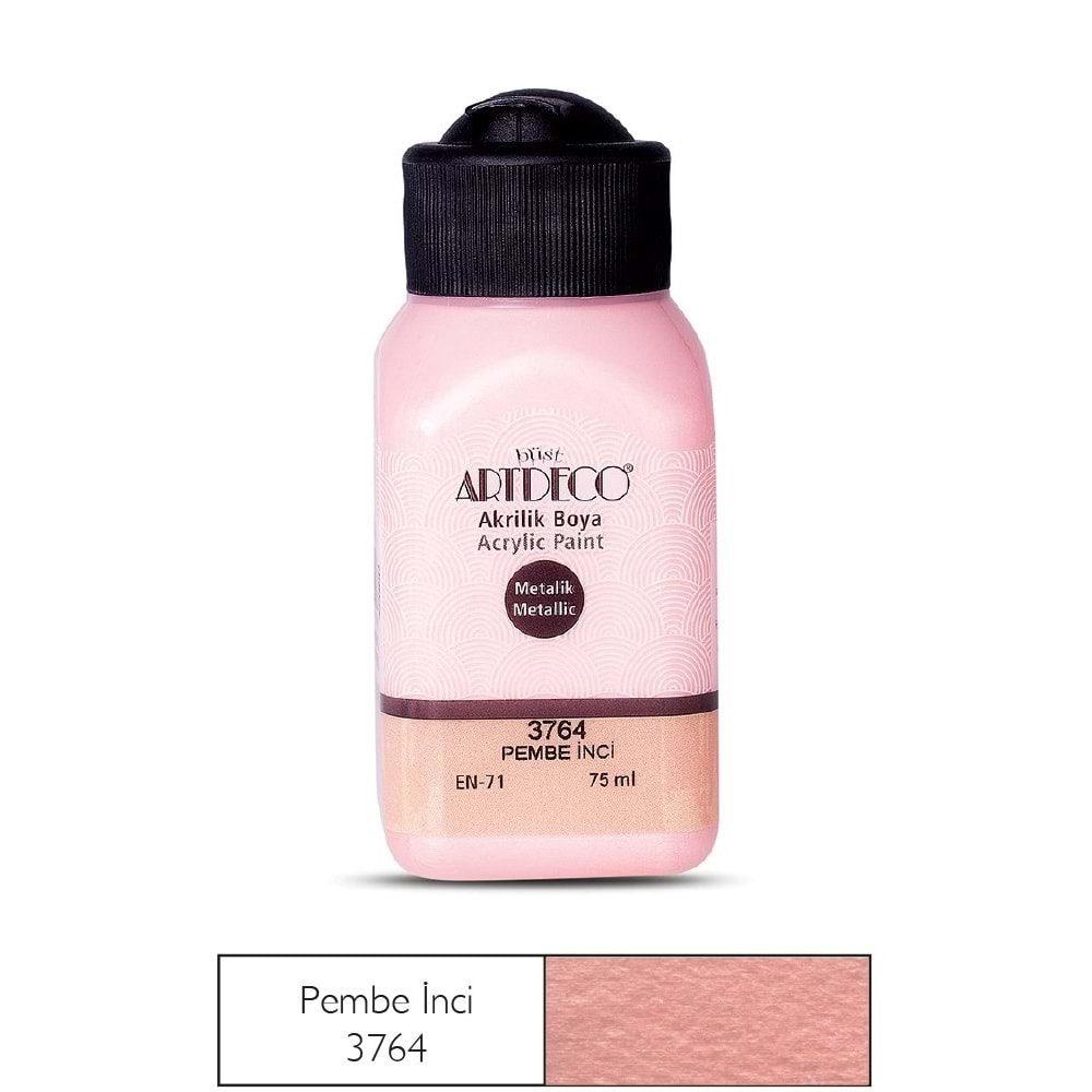 Artdeco Metalik Akrilik Boya 75 ml Pembe İnci 3764