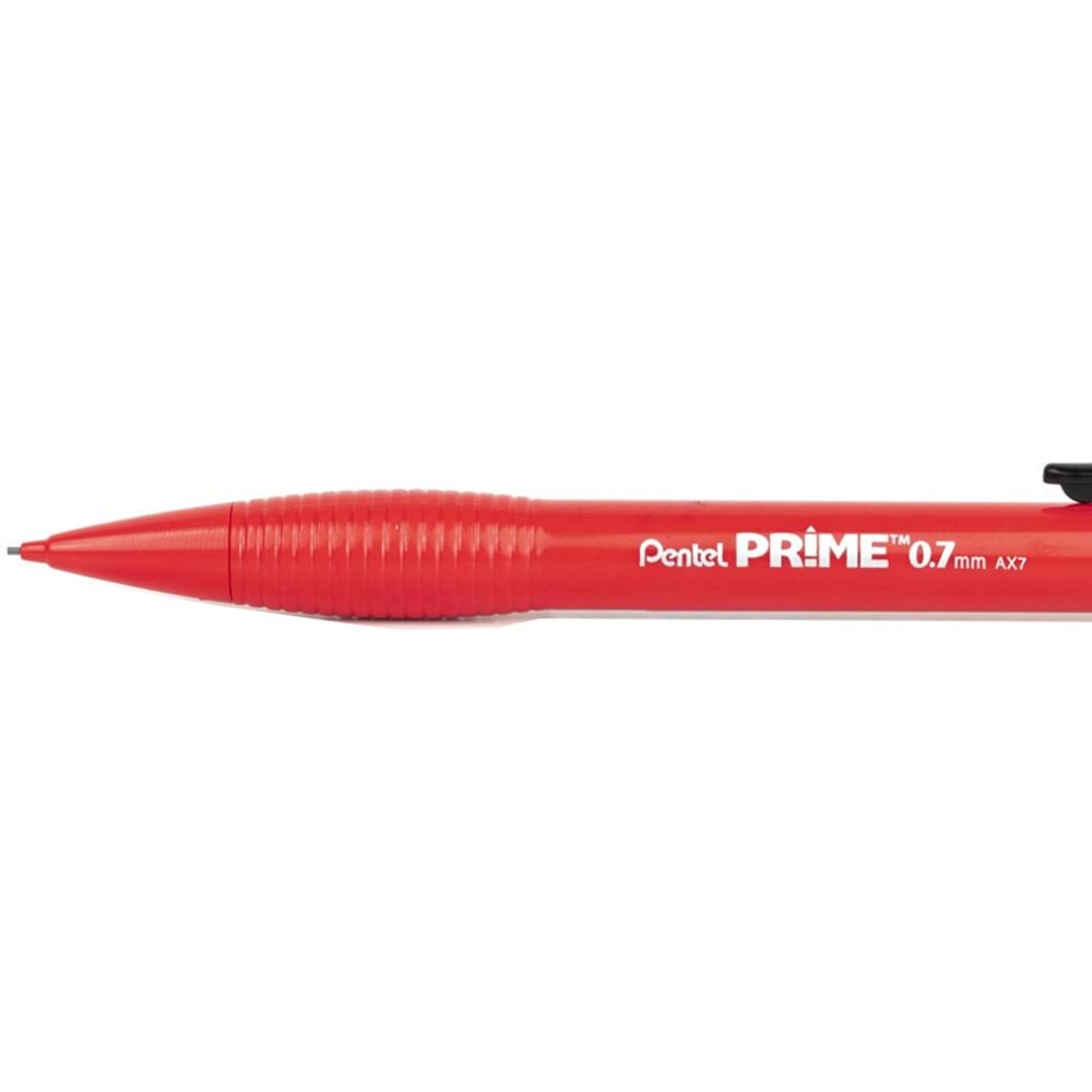 Pentel Prime AX7 0.7 mm Mekanik Kurşun Kalem Red AX7B 1113