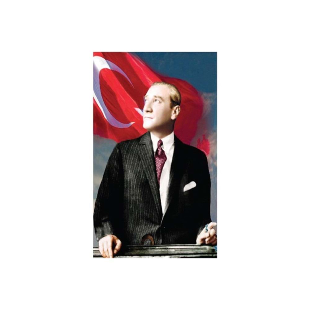 Vatan Bayrak 100x150 cm Atatürk Posteri