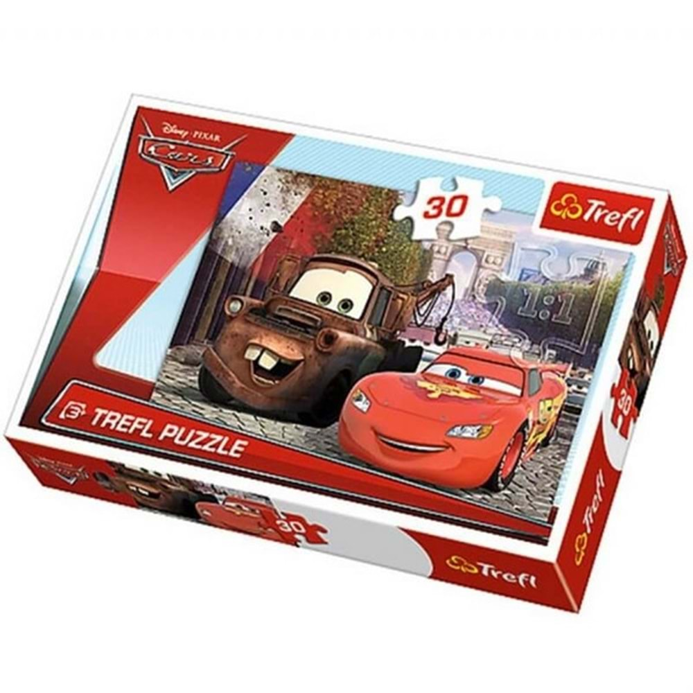 Trefl Puzzle Çocuk 30 Parça Cars 2 Mater And Lightening Disney