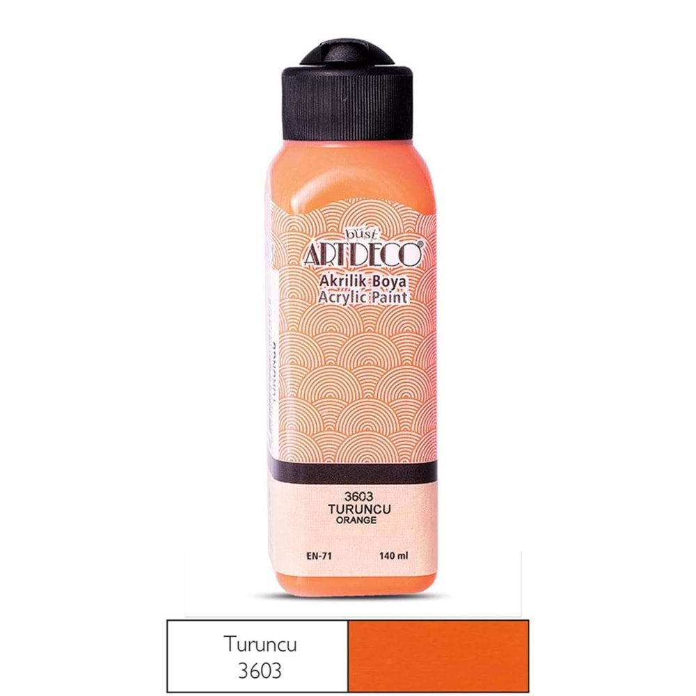 Artdeco Akrilik Boya 140 ml Turuncu 3603