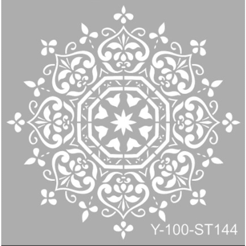 Artdeco Stencil 30x30cm Damask Desen-4 144