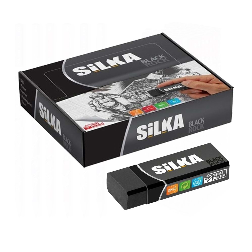 Silka Exam Grade Siyah Silgi Mini Boy SG-6