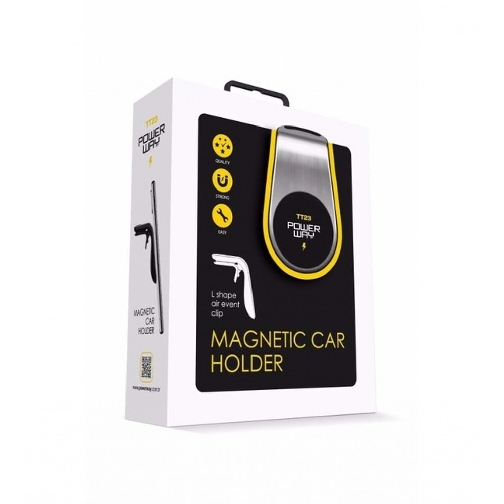Powerway Tt23 Mıknatıslı Araç İçi Telefon Tutucu Mandallı