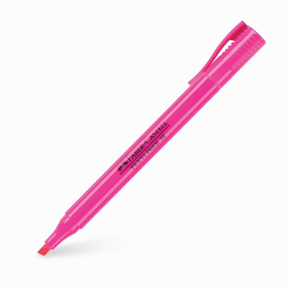 Faber Castell Textliner 38 Pembe İşaretleme Kalemi