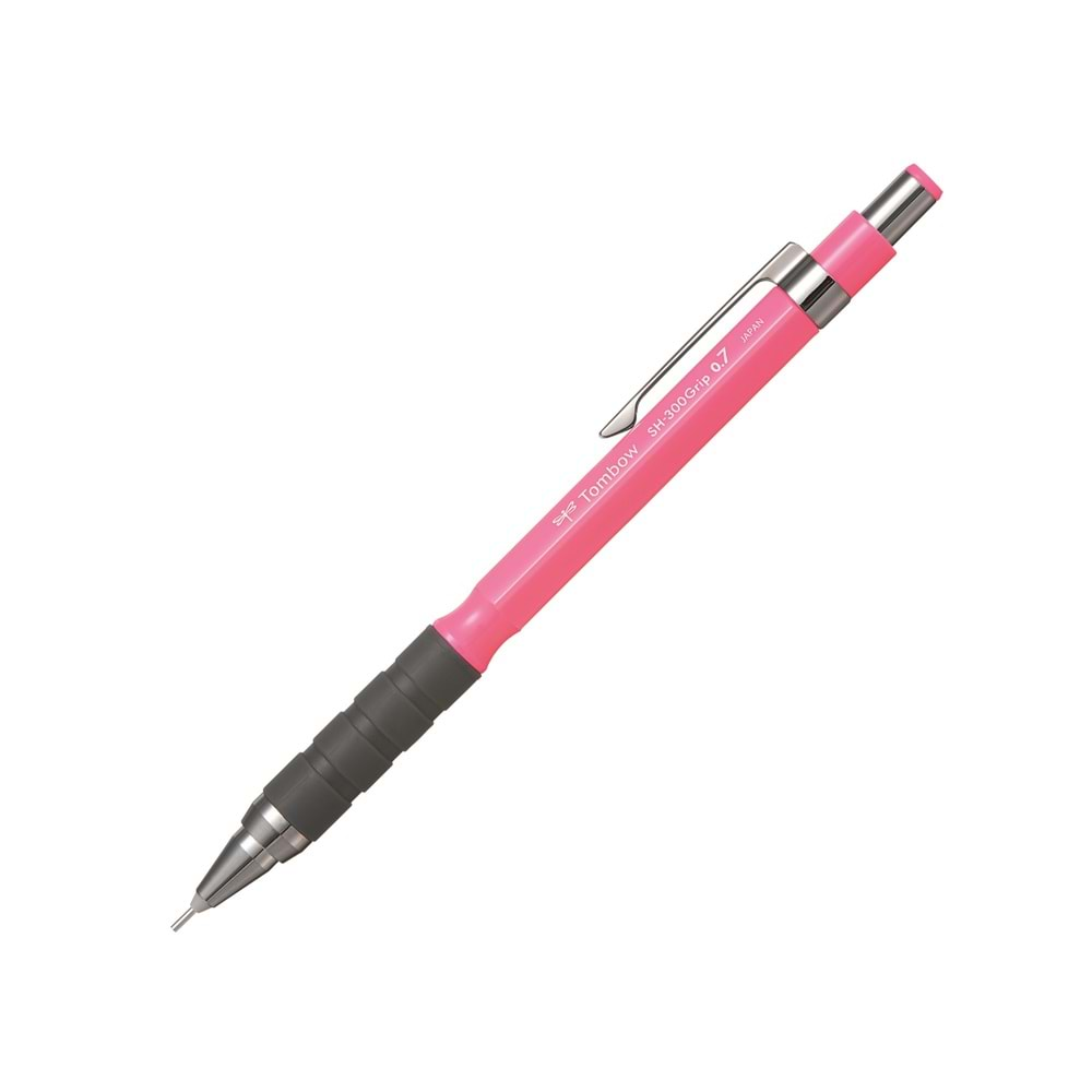 Tombow SH-300 Grip Pastel Mekanik Kurşun Kalem 0.7 mm Neon Pembe