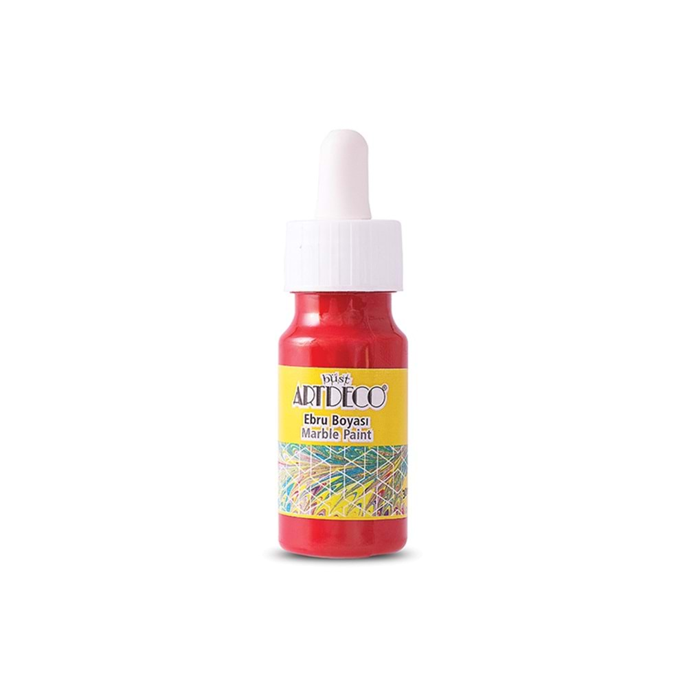 Artdeco Ebru Boyası 30 ml Kırmızı