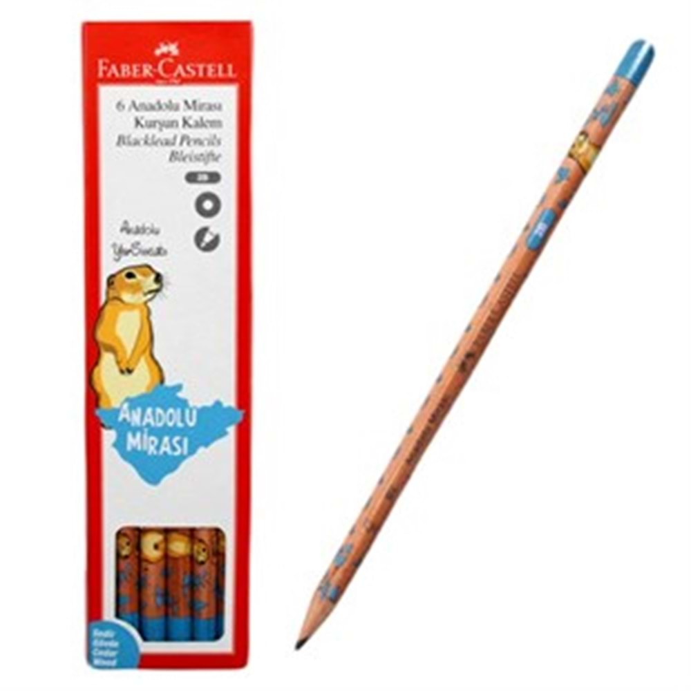 Faber-Castell Anadolu Mirası Kurşun Kalem 6 lı