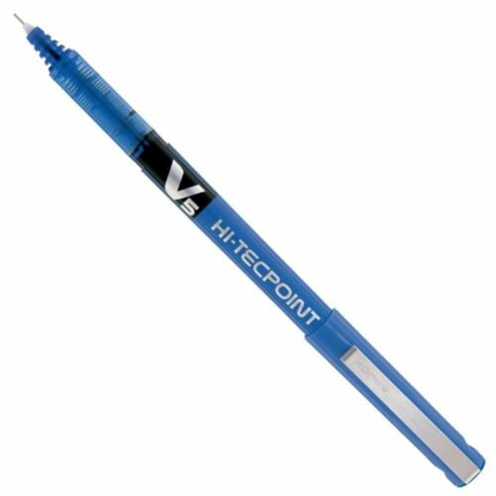 Pilot V5 Hi-Tecpoint 0.5 Roller Kalem Mavi Bx-v5