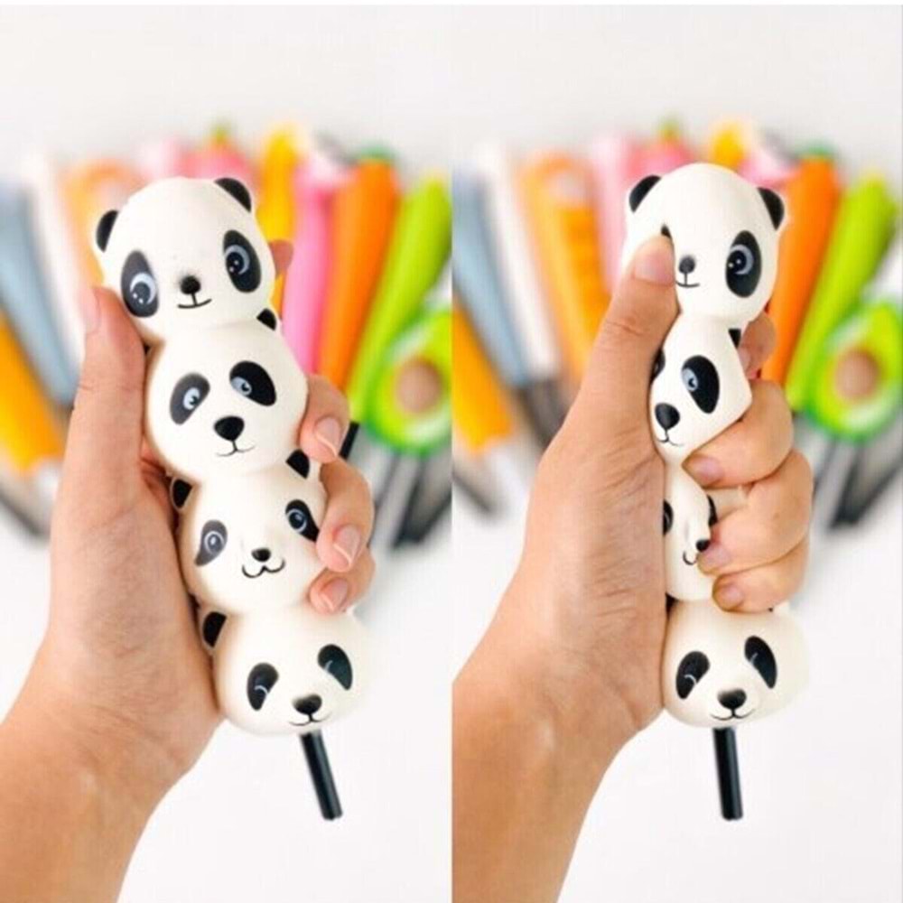 Squishy Panda Figürlü Jel Kalem