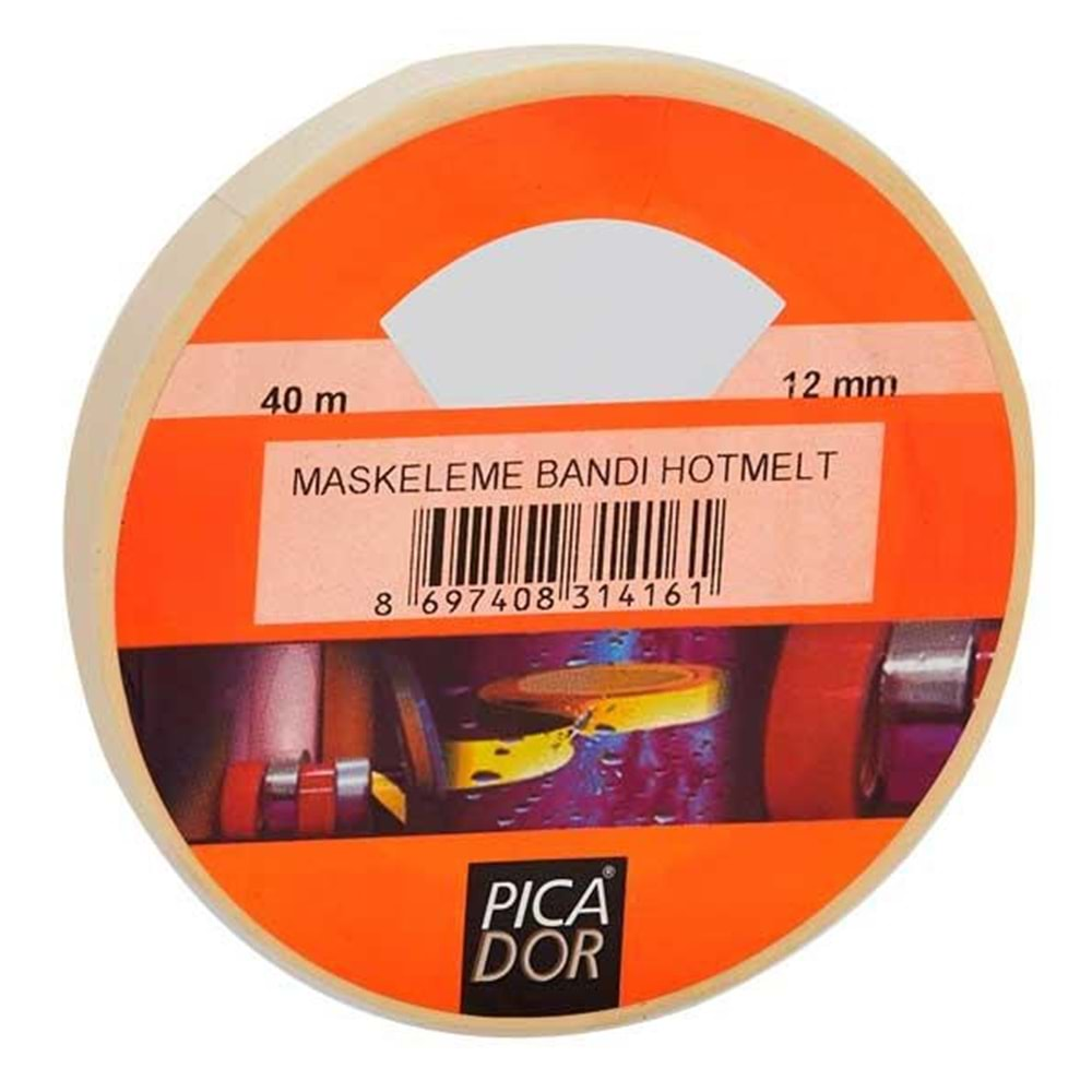 Picador 12 Mm X 40 Mt Maskeleme Bandı Kr001