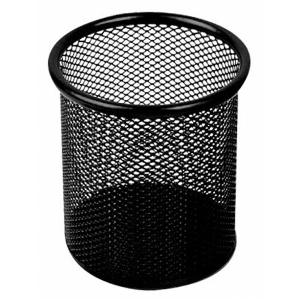 Cassa Kalemlik Yuvarlak Metal Perforeli Siyah 8900