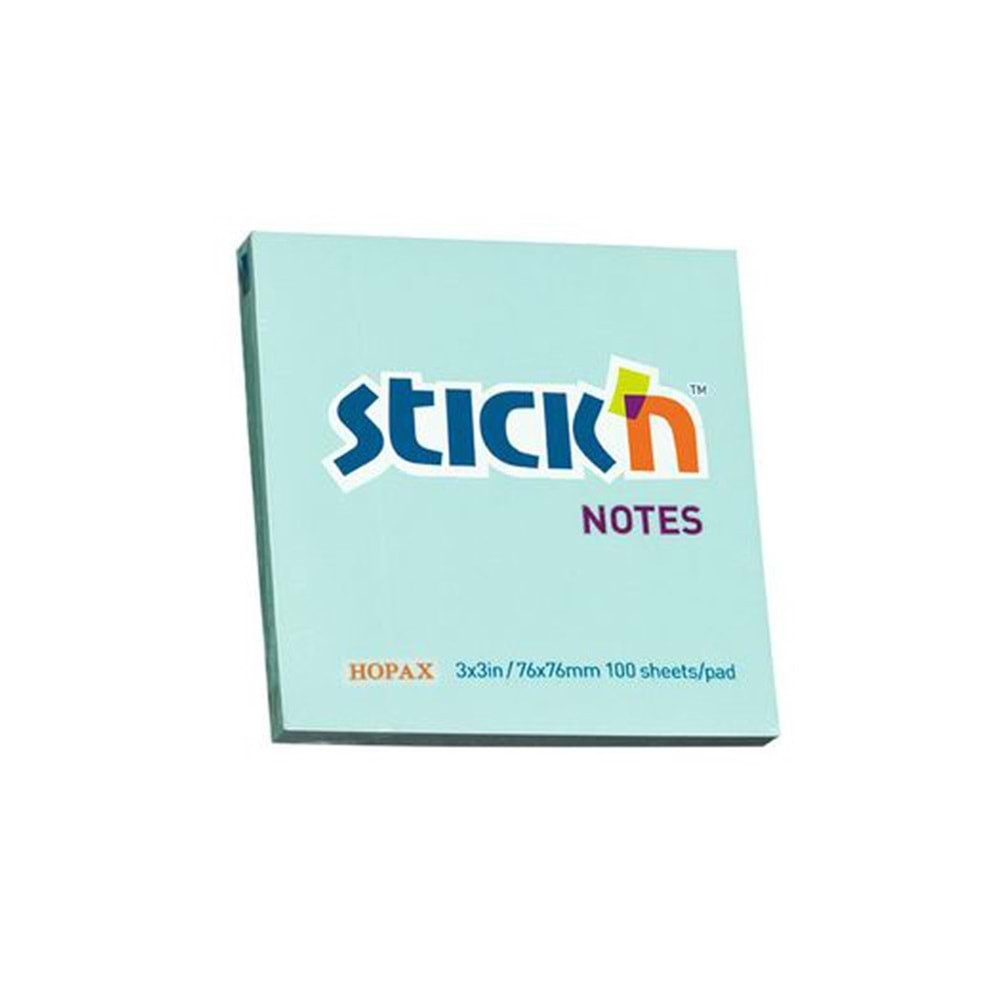 Gıpta Stickn Yapışkanlı Not Kağıdı Mavi 76X76 Mm