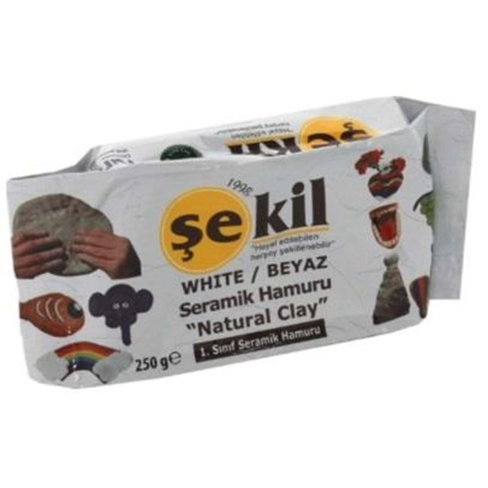 Şekil Kil Beyaz 250 Gr