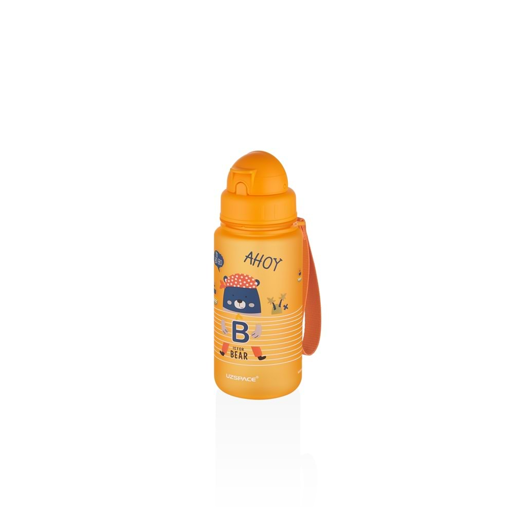 Uzspace 400 ml. Tritan Matara Dynamic Orange-Bear 3024