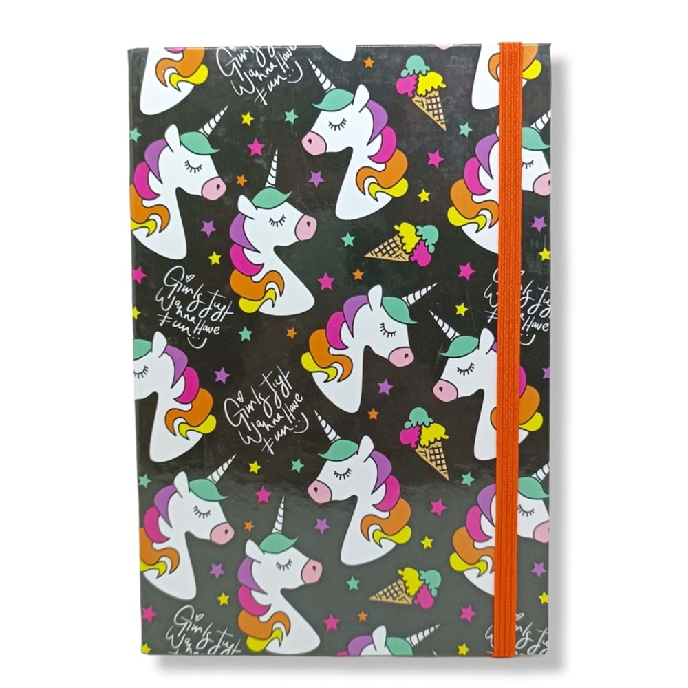 İmperium 14x20 Lastikli Modelist Defter 80 Yp. Çizgili