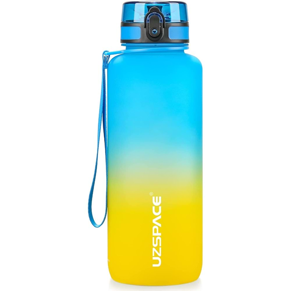 Uzspace Tritan Mavi-Yeşil 500 ml 3026